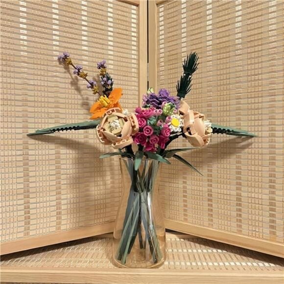 8 inch Clear Glass Flower Vases for Centerpiece Table Home Indoor Desk - Picture 5 of 7